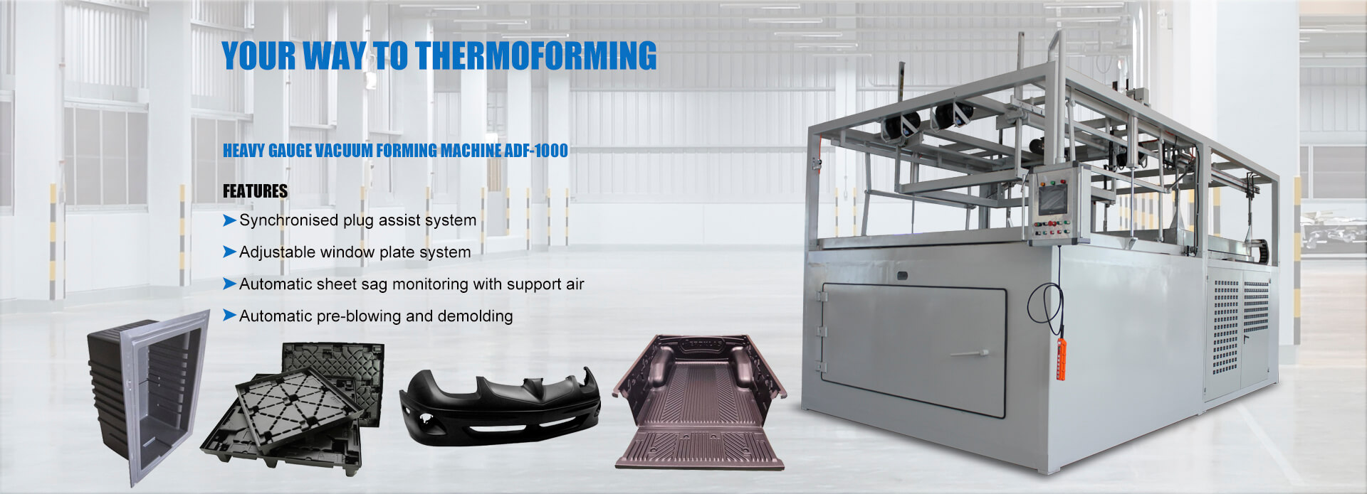 Heavy Gauge Vacuum Forming Machine