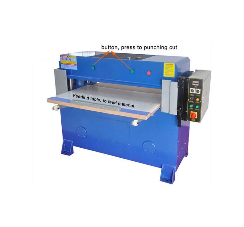 Hydraulic cutting shop machine